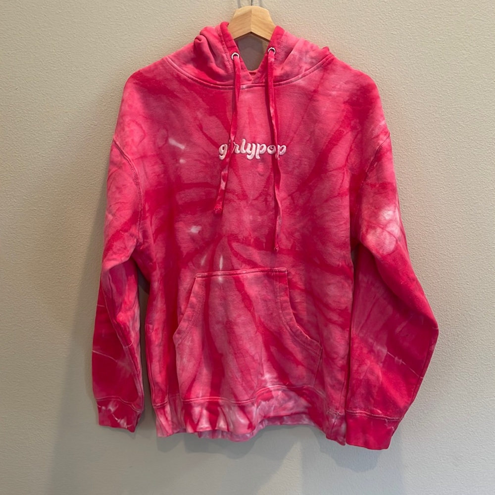 Girly Pop Haley Pham tie dyed hoodie. Size M